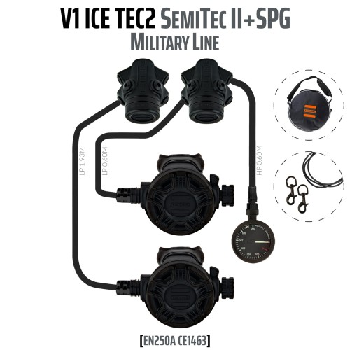 Automaty V1 ICE TEC2 SemiTec II - Military Line  - Tecline