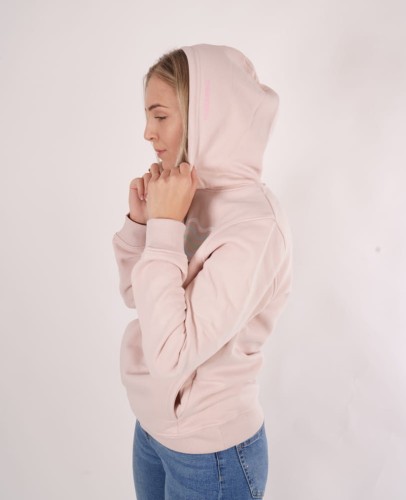 Bluza z kapturem różowa -Malokee
