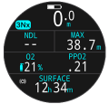 Komputer nurkowy Shearwater Tern TX 8