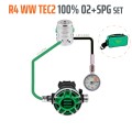 Automat Tecline R4 WW TEC2  stage tlenowy M26x2 z manometrem 1