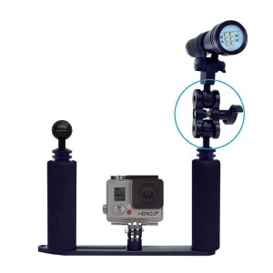 Zacisk motylkowy Double Clip - Big blue 