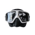 Maska do freedivingu dwuszybowa z czarnym silikonem NTM-08 4
