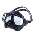 Maska do freedivingu dwuszybowa z czarnym silikonem NTM-08 6