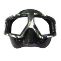 Maska do freedivingu dwuszybowa z czarnym silikonem NTM-08 7
