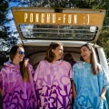 Poncho szybkoschnące California Wrzos -Malokee  6
