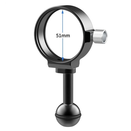 Mocowanie do latarki (51mm) z przegubem kulowym - DivePro