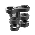 Zacisk motylkowy potrójny łączący ramiona 1" - DivePro