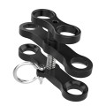 Zacisk motylkowy długi łączący ramiona 1" - DivePro 1