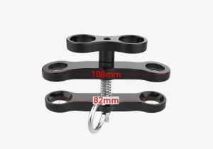 Zacisk motylkowy długi łączący ramiona 1" - DivePro