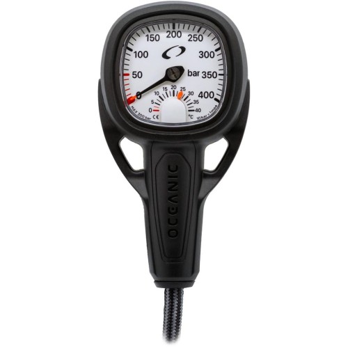 Manometr MaxView 300 bar z wężem - Oceanic