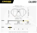 Maska Cressi Calibro Fog Stop 17