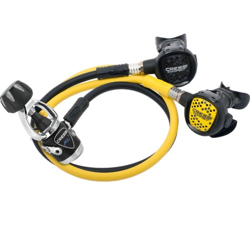 Zestaw Cressi MC9 Compact + Octopus Compact