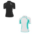 RashGuard damski z krótkim rękawem - Tusa 1