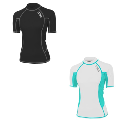 RashGuard damski z krótkim rękawem - Tusa