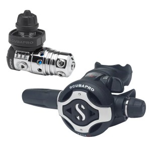 Automat Scubapro Mk25 EVO / S620Ti (czrny/biały)