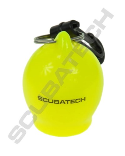 Zaczep do octopusa "gruszka" żółty - Scubatech