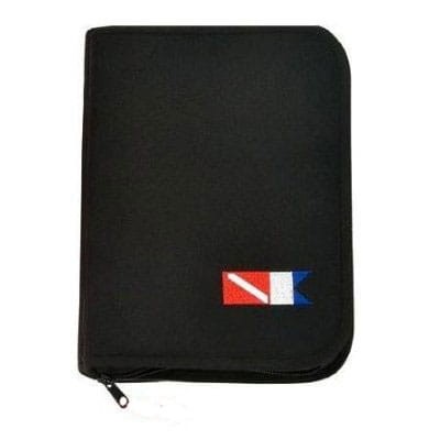 Logbook czarny z flagą nurkową