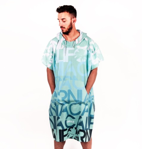 Poncho szybkoschnące California Mint -Malokee