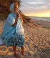 Poncho szybkoschnące California Mint -Malokee 11