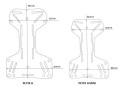 Uprząż DIR, taśma miękka z płytą  nierdzewną 3 mm H - mini - Tecline 2