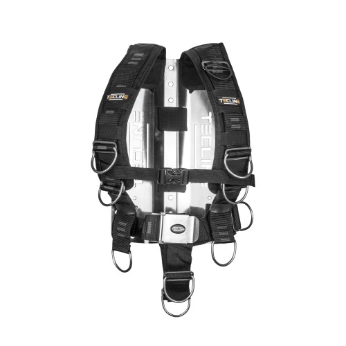 Uprząż Comfort, taśma Standard z płytą nierdzewną 3 mm - Tecline