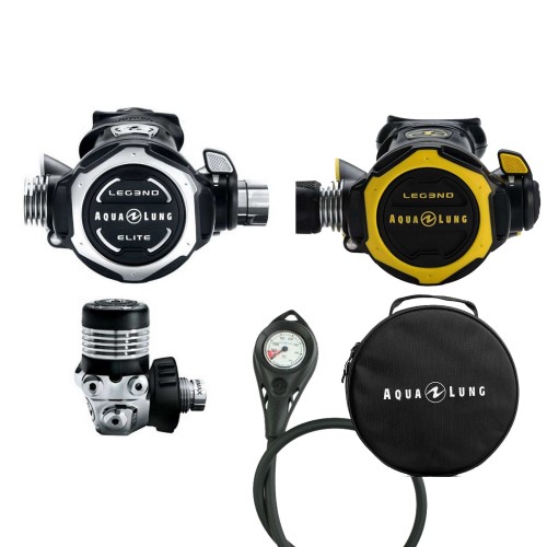 Aqualung Leg3nd/Legend 3 Elite + octopus + torba