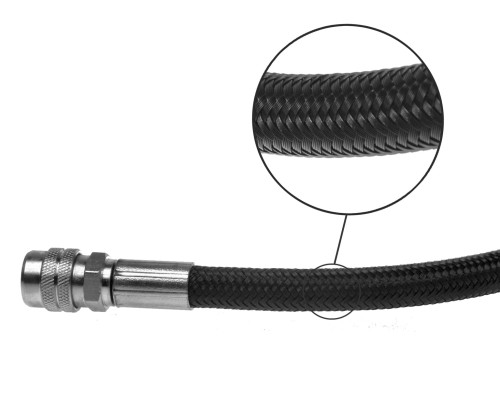 Wąż BC Proflex w oplocie (różne długości) 