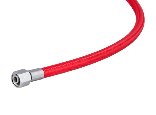 Wąż LP MiFlex XTR w oplocie czerwony - różne długości