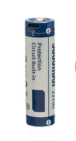 Akumulator 21700 - z USB - Ammonite