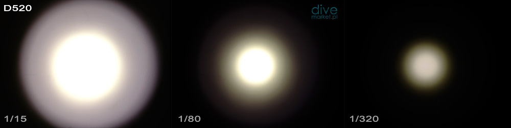 Charakterystyka - latarka D520