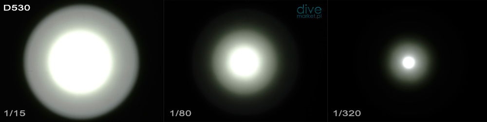 Charakterystyka - latarka D530