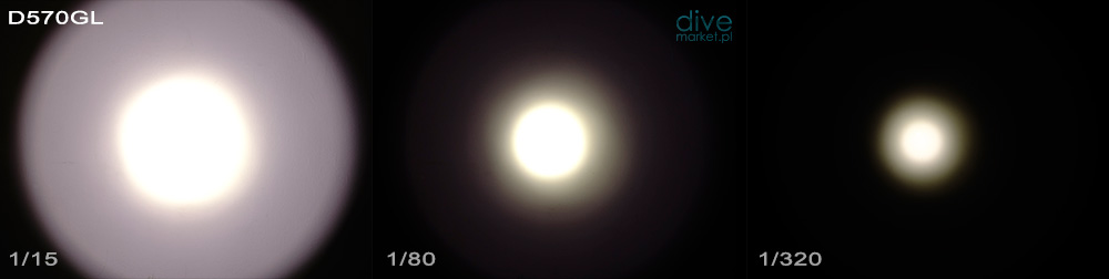 Charakterystyka - latarka D570
