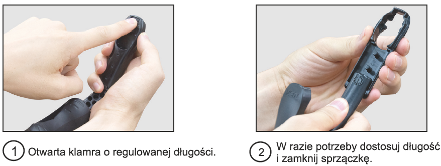 Regulacja długości paska bungee