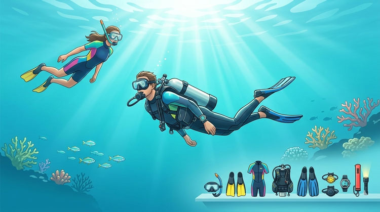 Od snorkelingu do pełnego kursu nurkowego - Jak mądrze rozwijać swój sprzęt krok po kroku